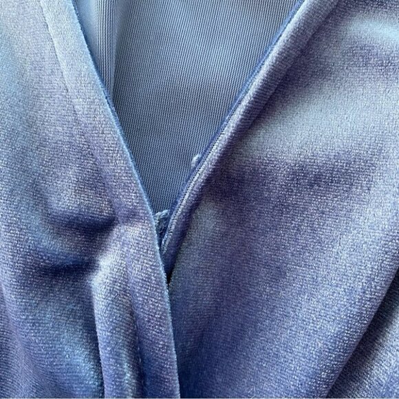 Lauren Conrad surplice top with elasticized waist & long sleeves, stretch - Picture 7 of 11